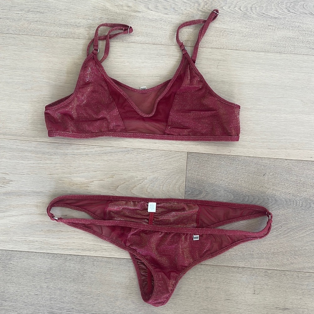 Wicked weasel full bikini med too and bottom brand new without tags